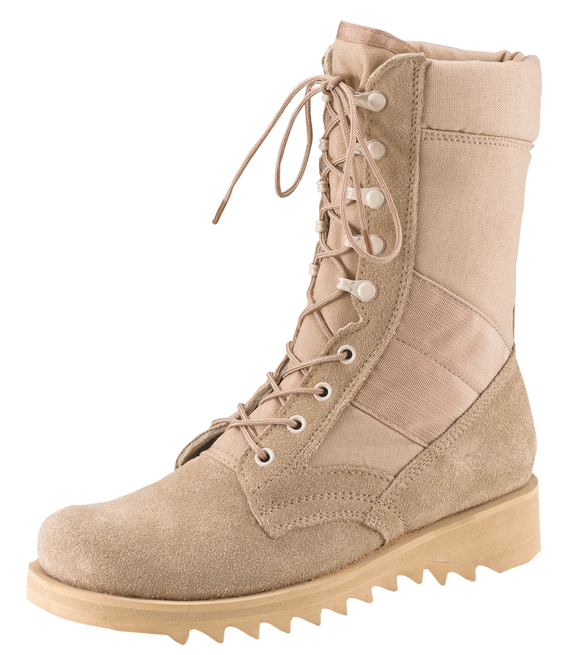 Rothco G.I. Type Ripple Sole Desert Tan Jungle Boots - 10 Inch - Rothco 5058-R3