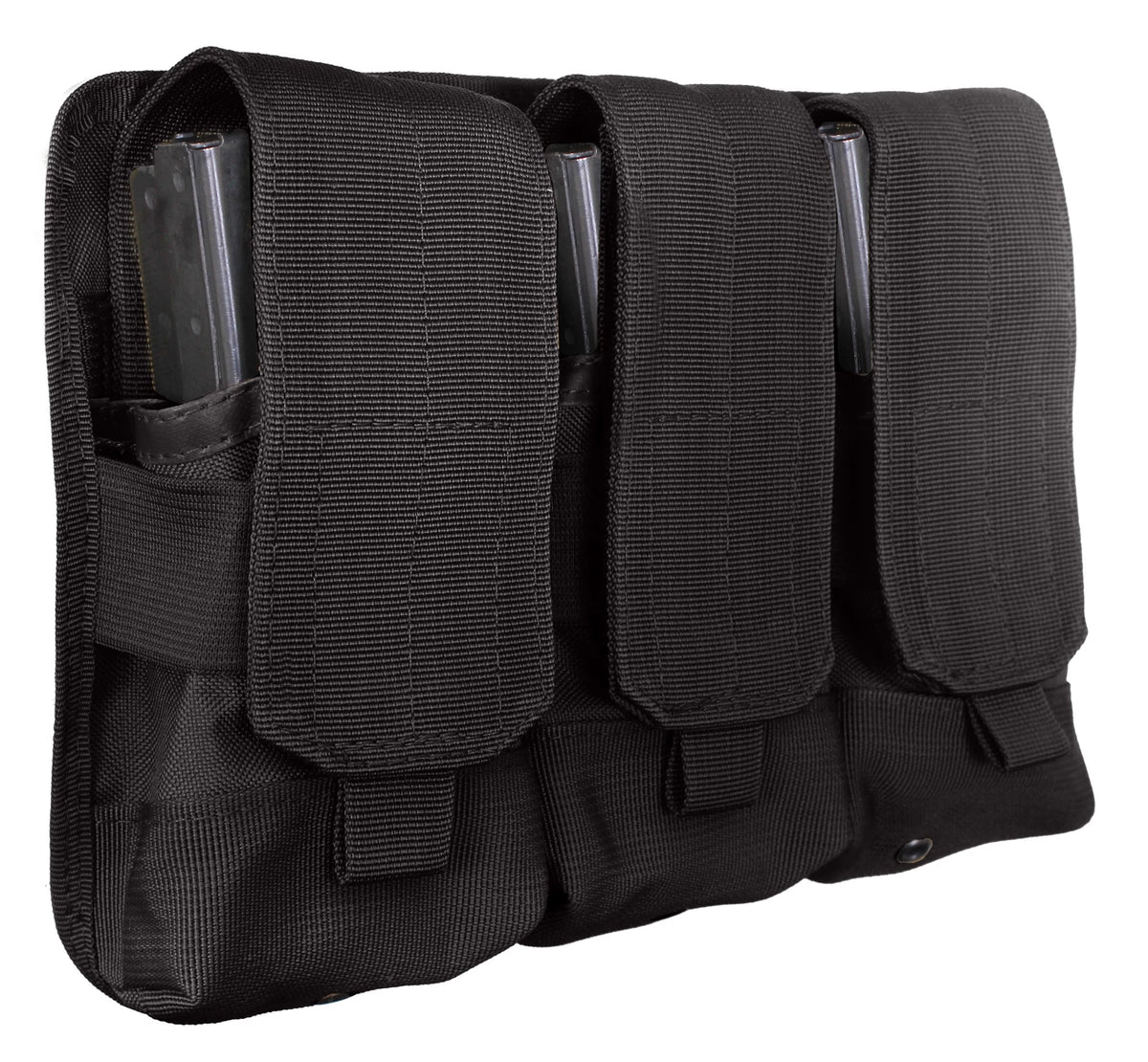 Rothco Universal Triple Mag Rifle Pouch - Rothco 5093-BK