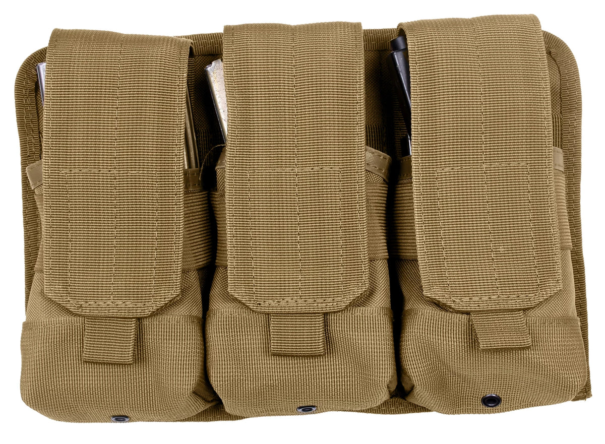 Rothco Universal Triple Mag Rifle Pouch - Rothco 5093-CB