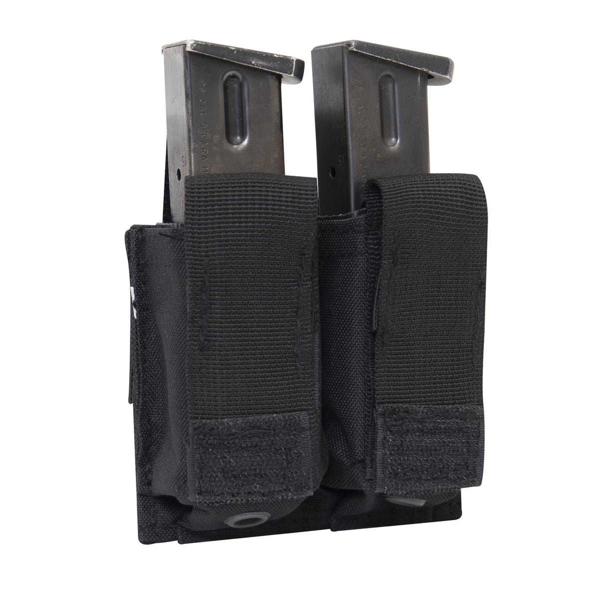 Rothco MOLLE Double Pistol Mag Pouch With Insert - Rothco 51001-BK