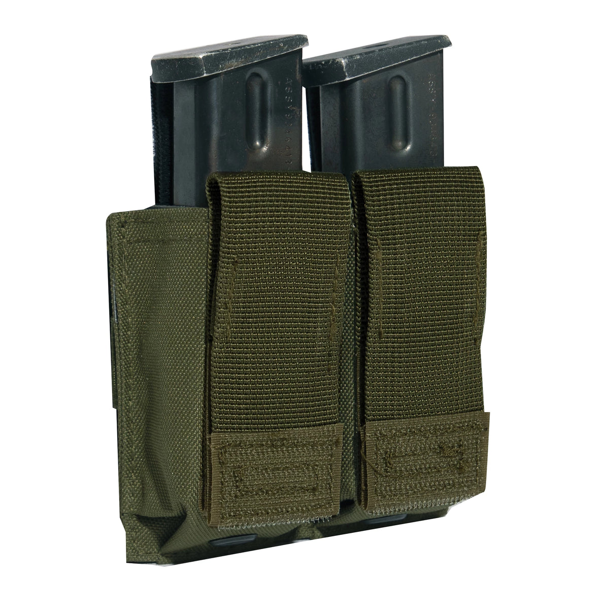 Rothco MOLLE Double Pistol Mag Pouch With Insert - Rothco 51001-OD
