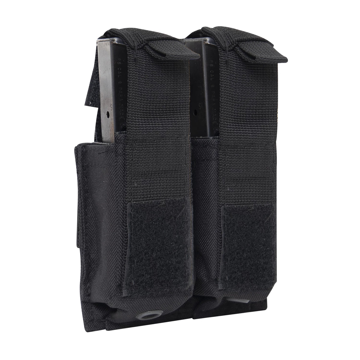 Rothco MOLLE Double Pistol Mag Pouch With Insert - Rothco 51001-BK