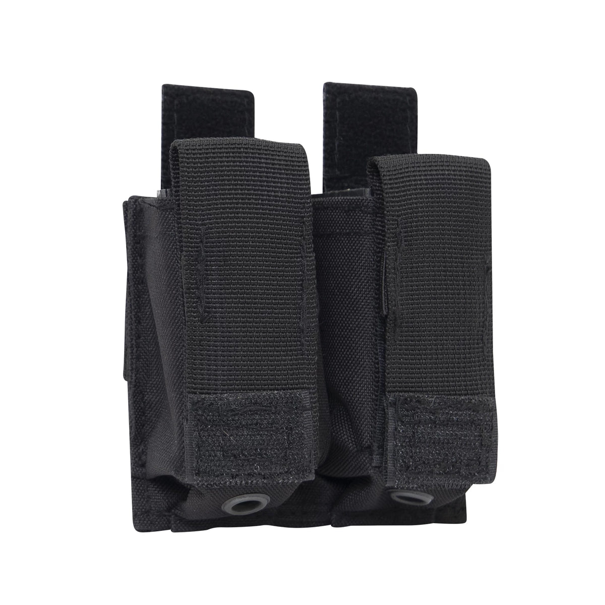 Rothco MOLLE Double Pistol Mag Pouch With Insert - Rothco 51001-BK