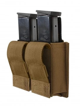 Rothco MOLLE Double Pistol Mag Pouch With Insert - Rothco 51001-CB