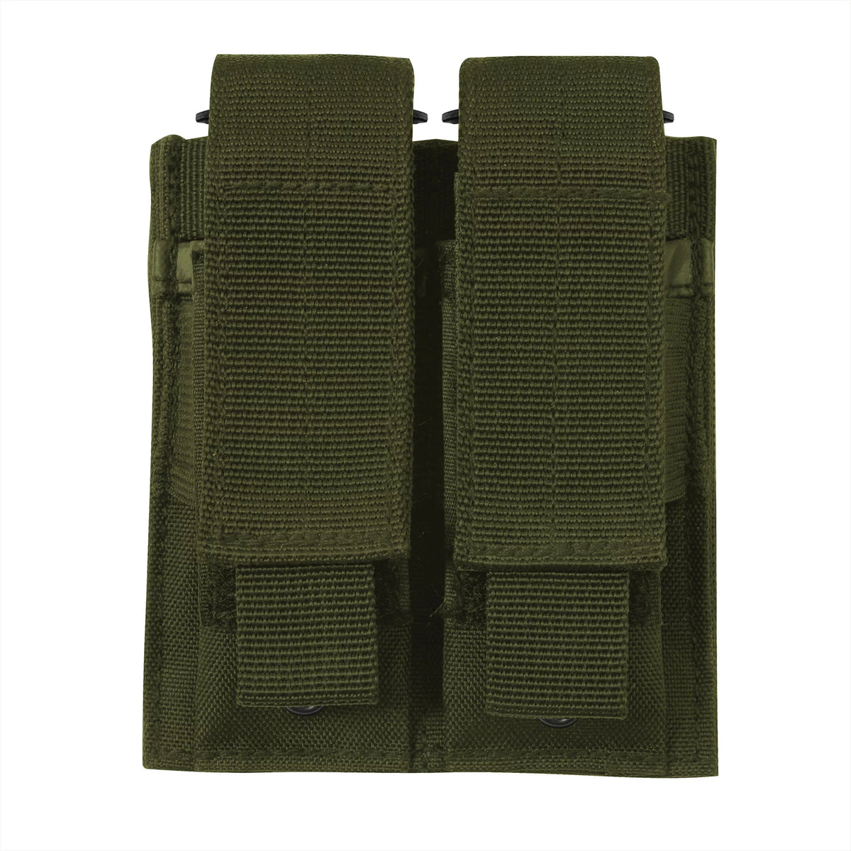 Rothco MOLLE Double Pistol Mag Pouch - Rothco 51002-OLIVE DRAB