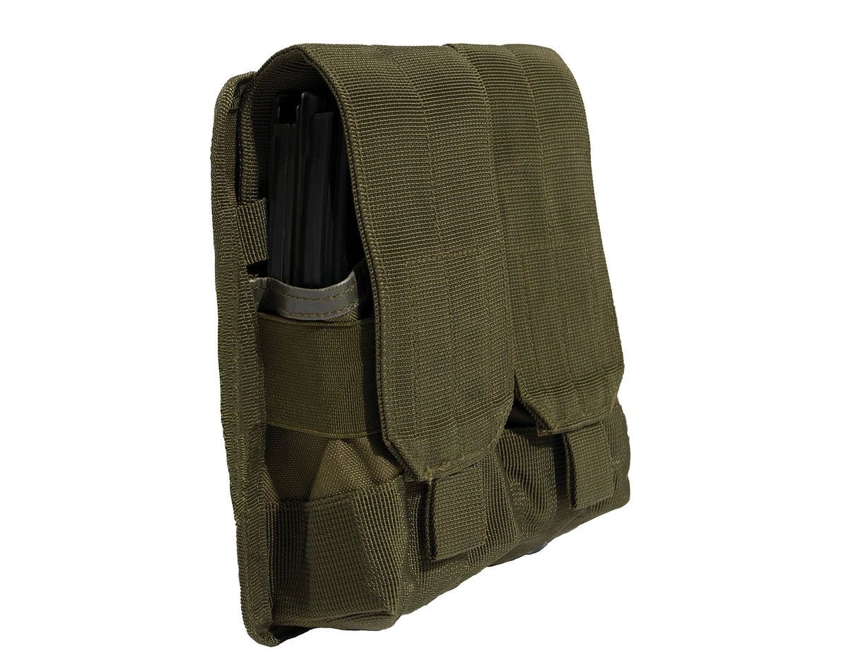 Rothco MOLLE Universal Double Rifle Mag Pouch - Rothco 51003-OD