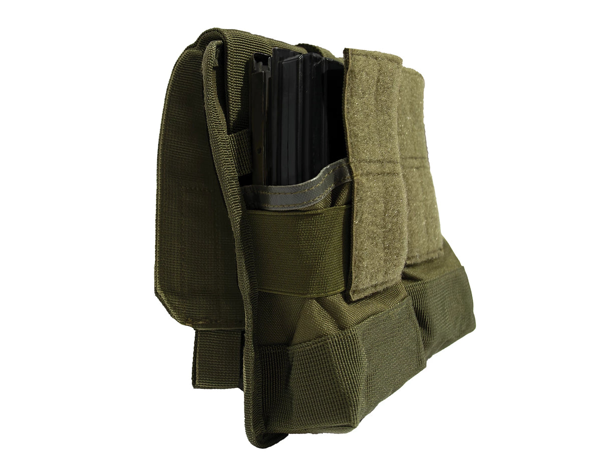 Rothco MOLLE Universal Double Rifle Mag Pouch - Rothco 51003-OD