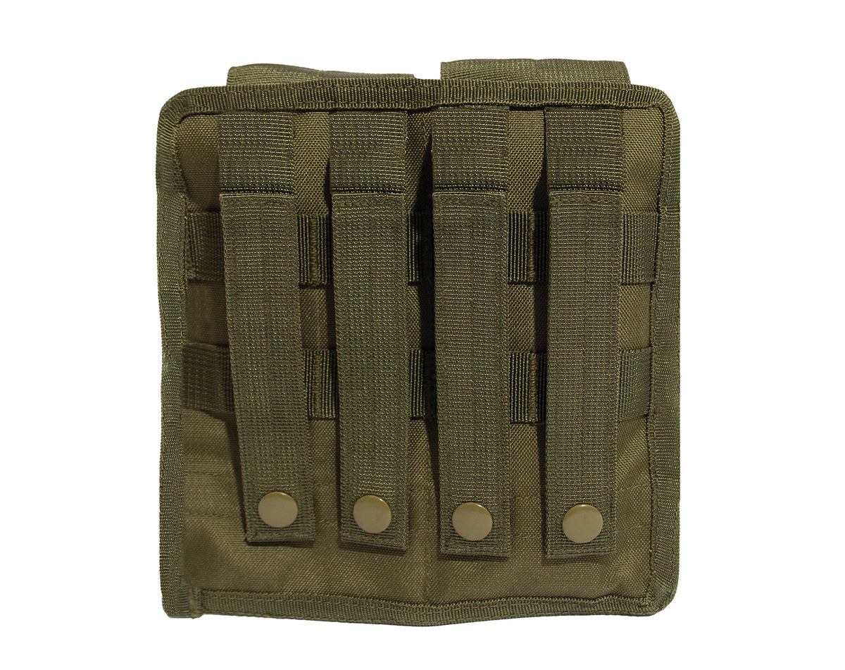 Rothco MOLLE Universal Double Rifle Mag Pouch - Rothco 51003-OD