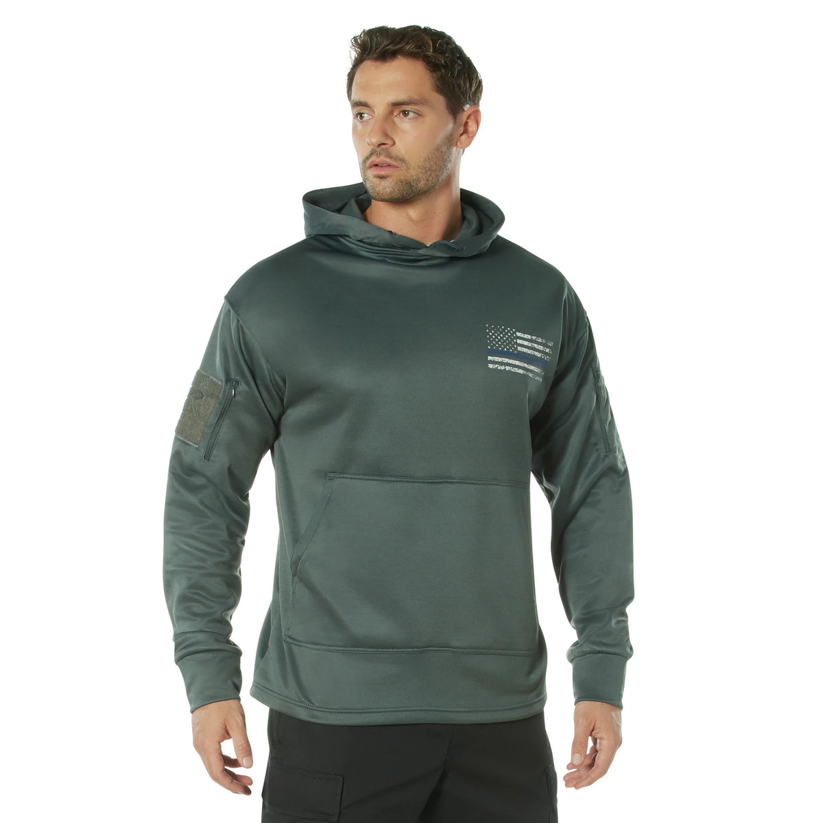 Rothco Concealed Carry Thin Blue Line Hoodie - Rothco 52076
