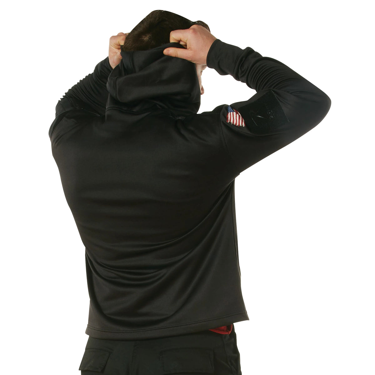 Rothco Bearded Skull Concealed Carry Hoodie - Black - Rothco 52080-SML