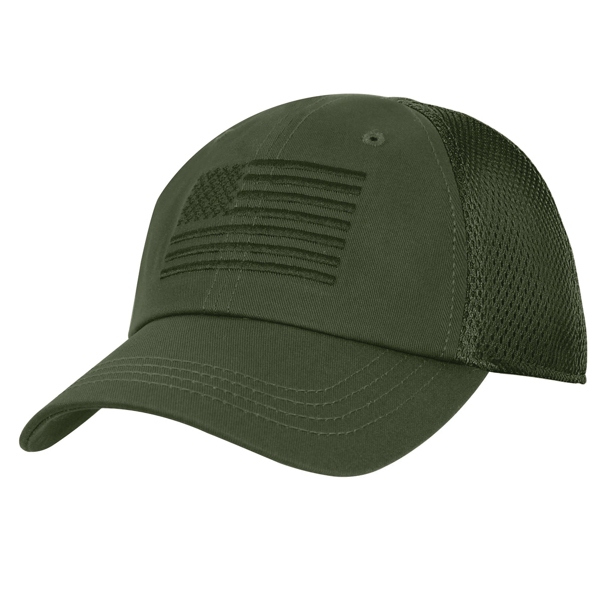 Rothco Tactical Mesh Back Cap With Embroidered US Flag - Rothco 5224