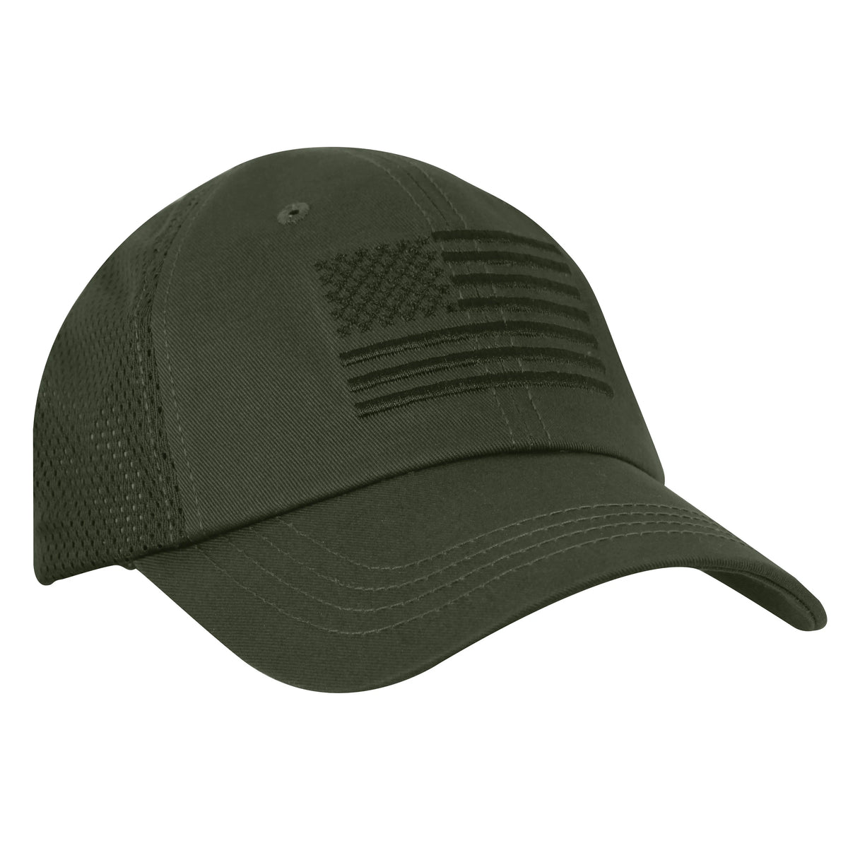 Rothco Tactical Mesh Back Cap With Embroidered US Flag - Rothco 5224