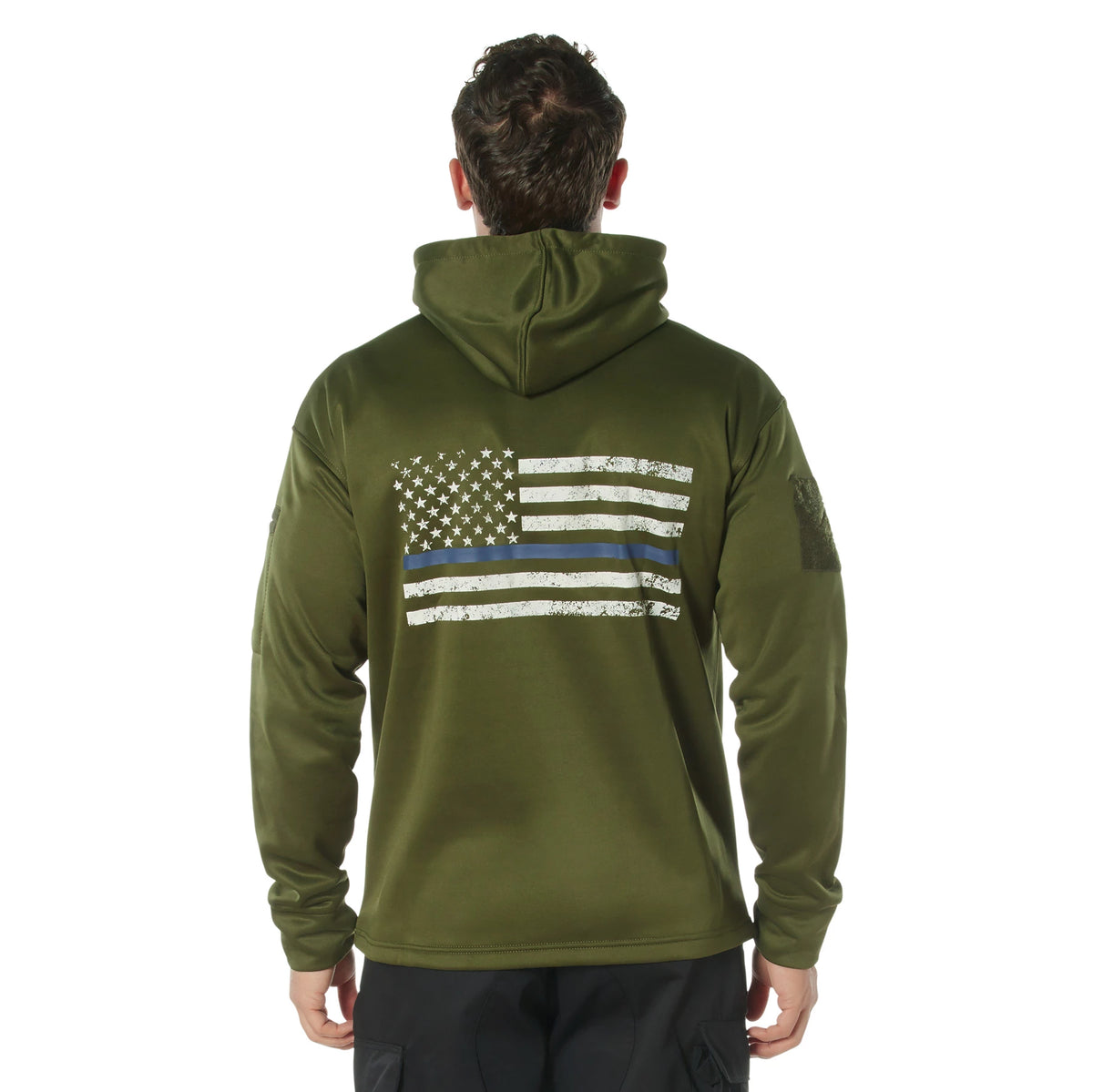 Rothco Concealed Carry Thin Blue Line Hoodie - Rothco 52471-MED