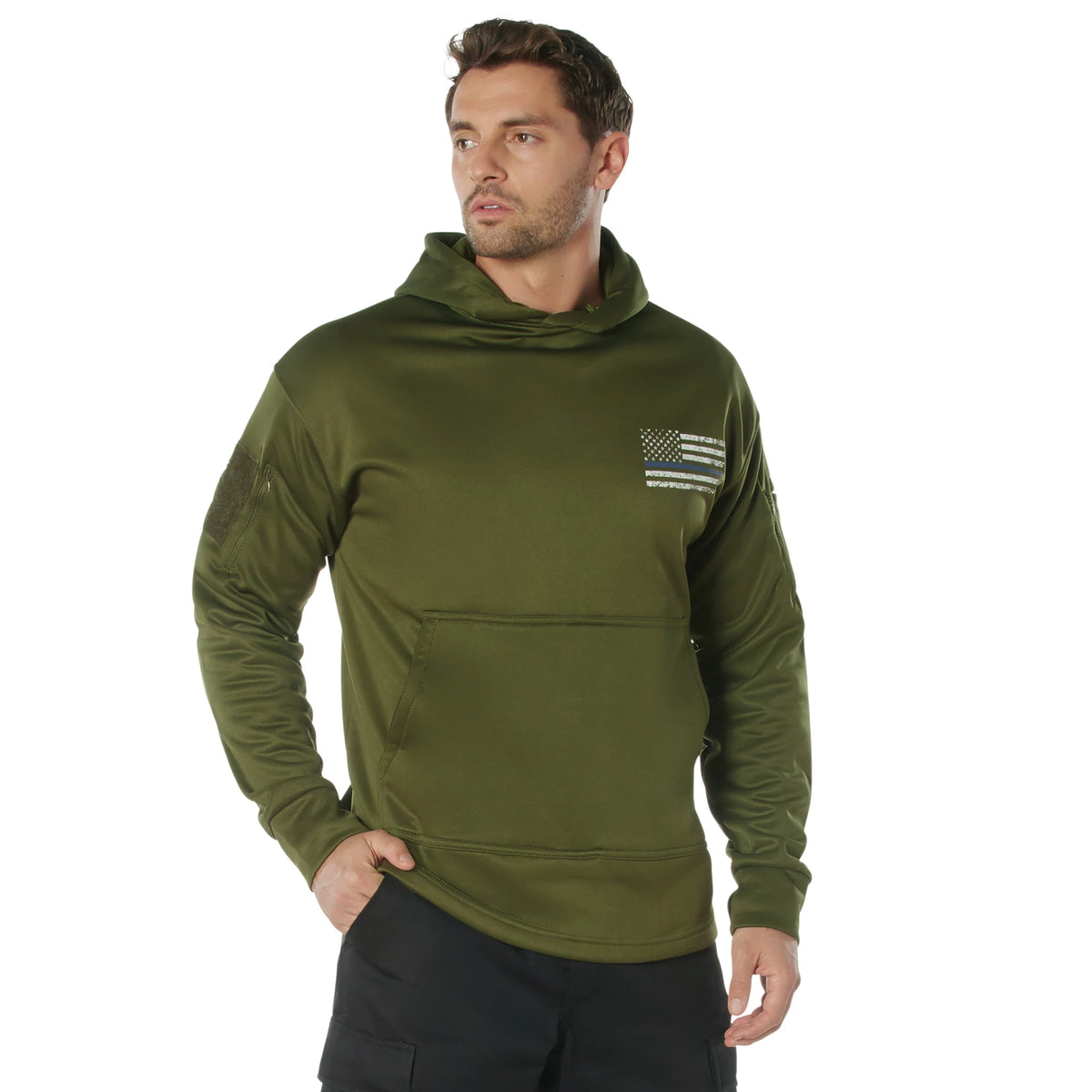 Rothco Concealed Carry Thin Blue Line Hoodie - Rothco 52473