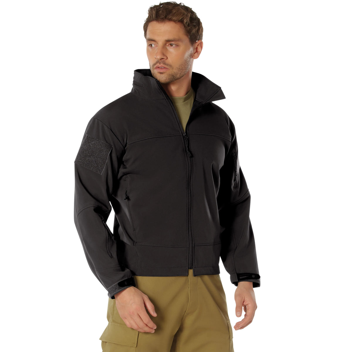 Rothco Covert Ops Lightweight Soft Shell Jacket - Rothco 5262-BK-S
