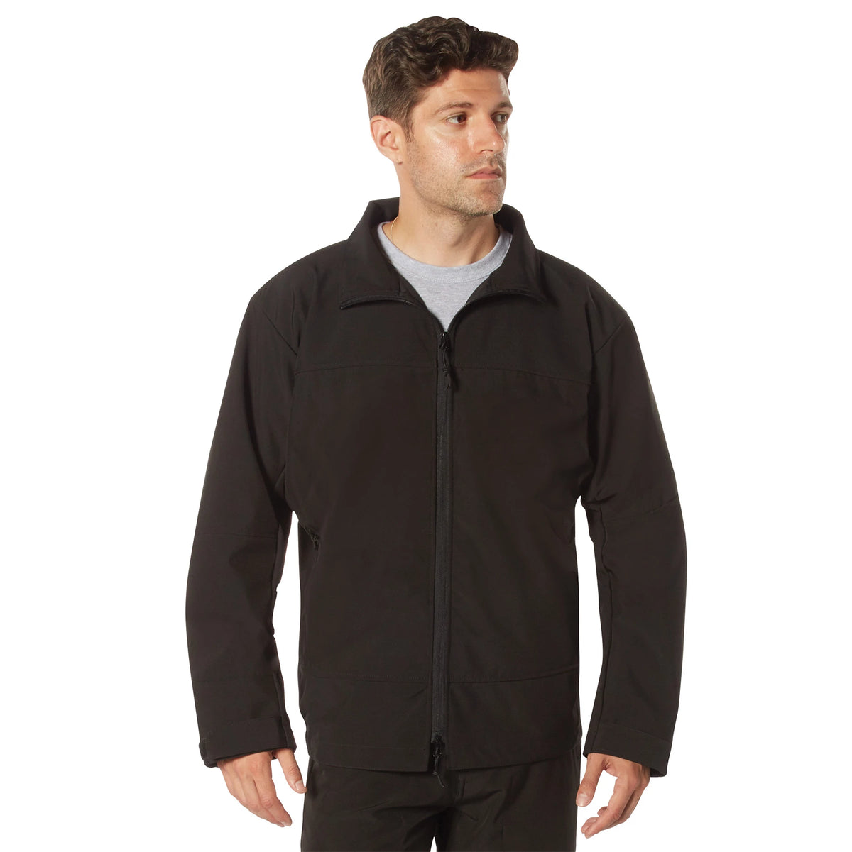 Rothco Covert Ops Concealed Carry Soft Shell Jacket - Rothco 52630-BLK-SML