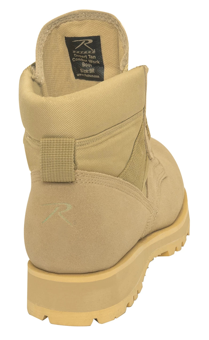 Rothco Combat Work Boots - 6 Inch - Rothco 5288-R5