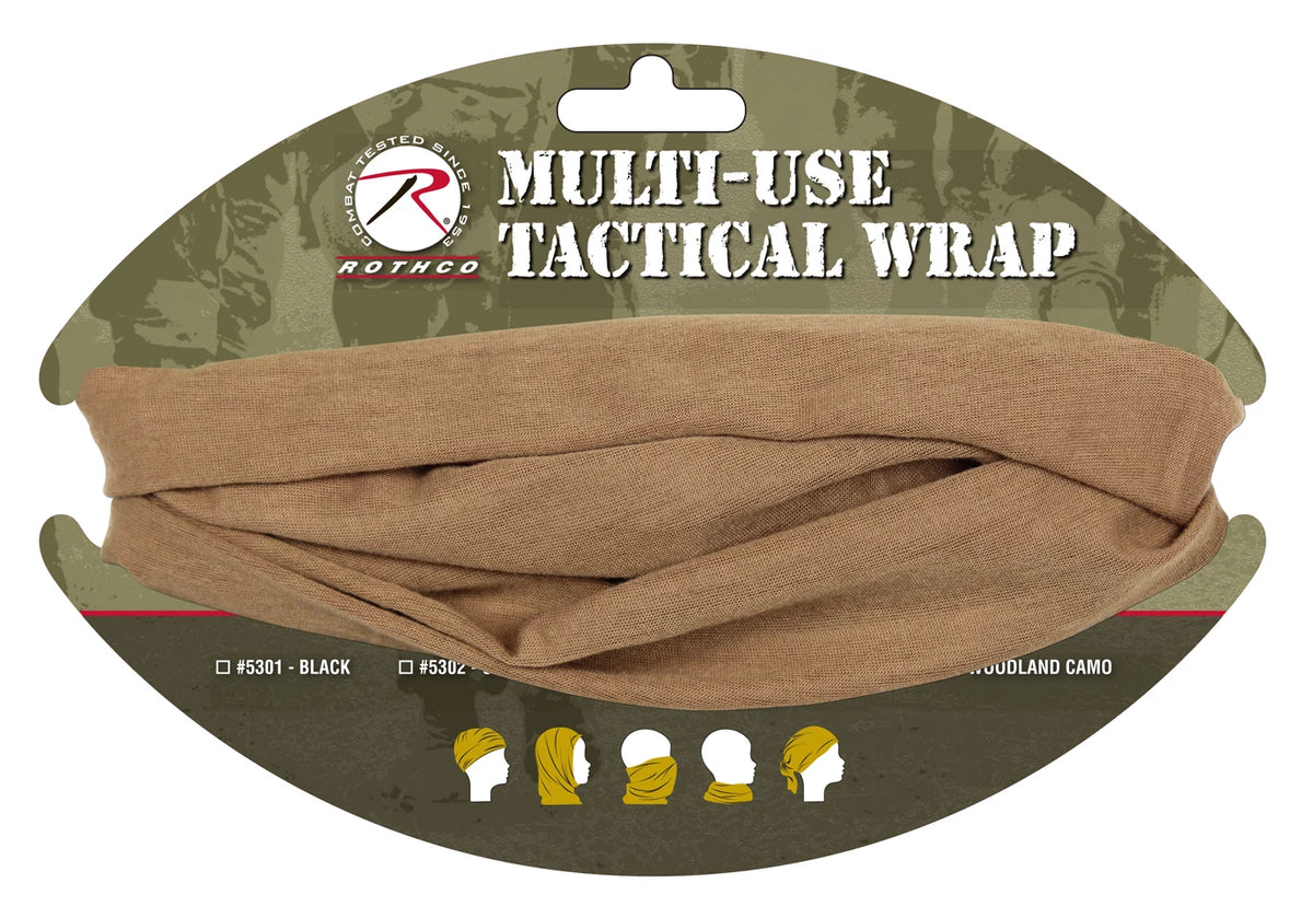 Rothco Multi-Use Neck Gaiter and Face Covering Tactical Wrap - Rothco 5302