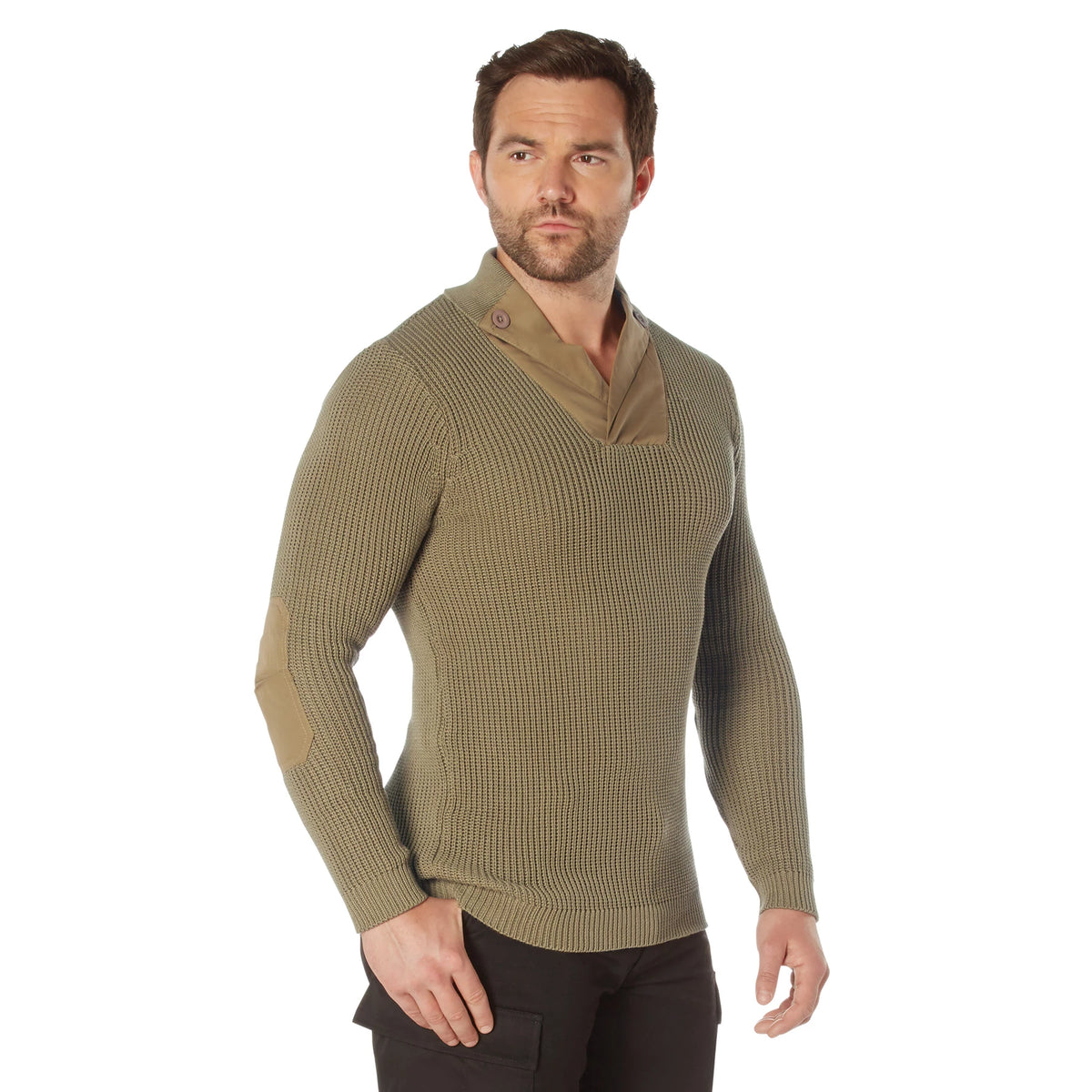 Rothco WWII Vintage Mechanics Sweater - Khaki - Rothco 5362