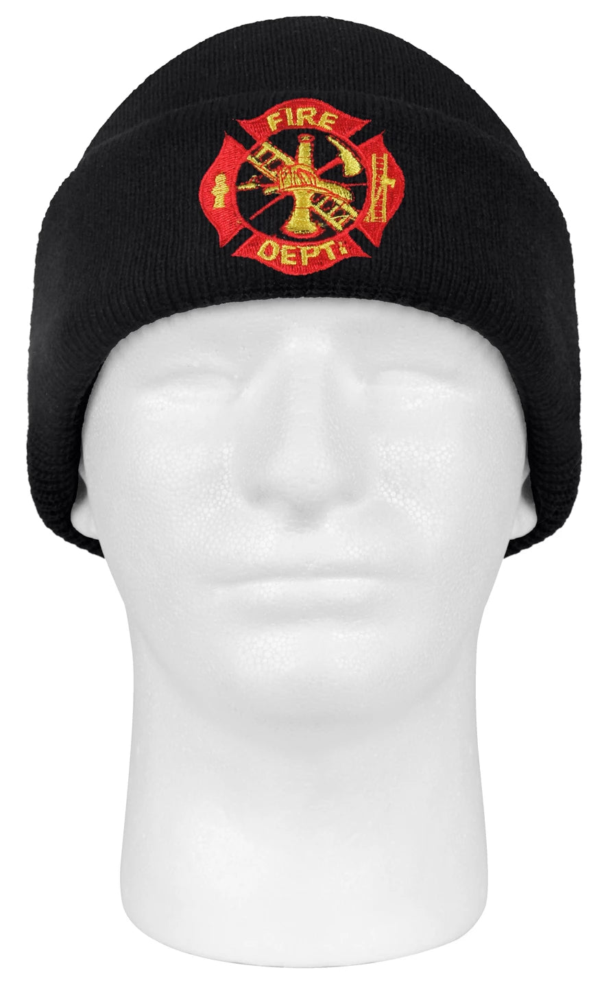 Rothco Deluxe Fire Department Embroidered Watch Cap - Rothco 5356