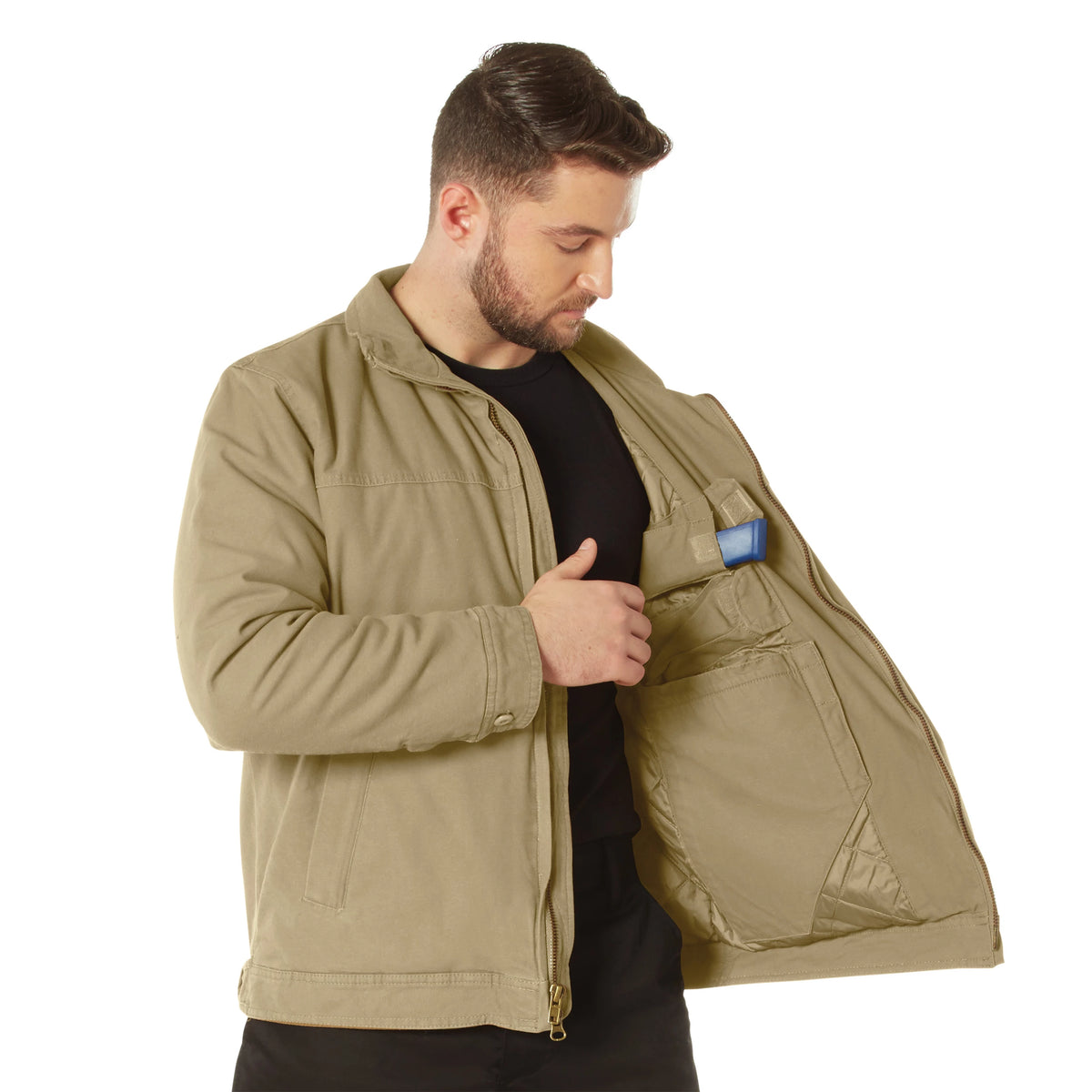 Rothco Concealed Carry 3 Season Jacket - Rothco 5385-KH-L