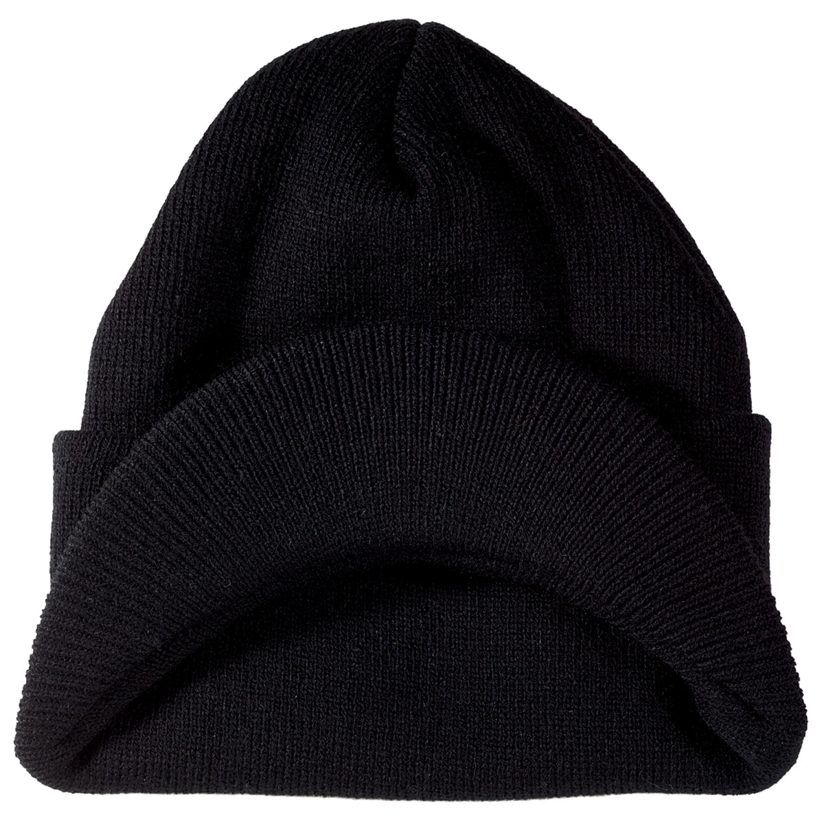 Rothco WWII M1941 Acrylic Knit Watch Cap with Brim - Rothco 5409-BK