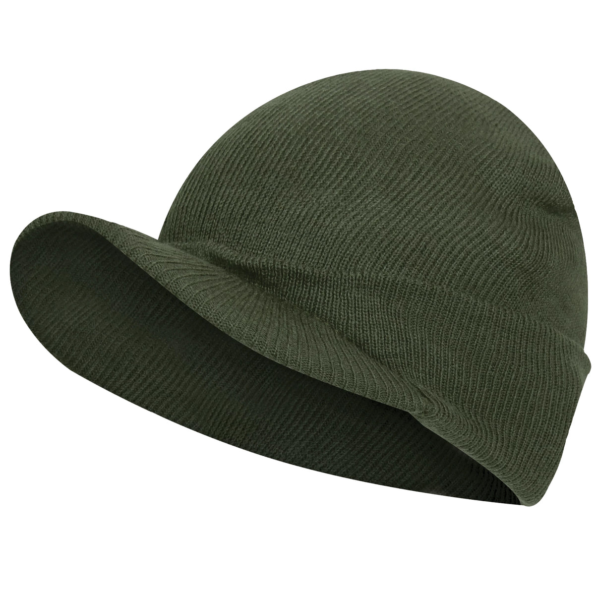 Rothco WWII M1941 Acrylic Knit Watch Cap with Brim - Rothco 5409-OD