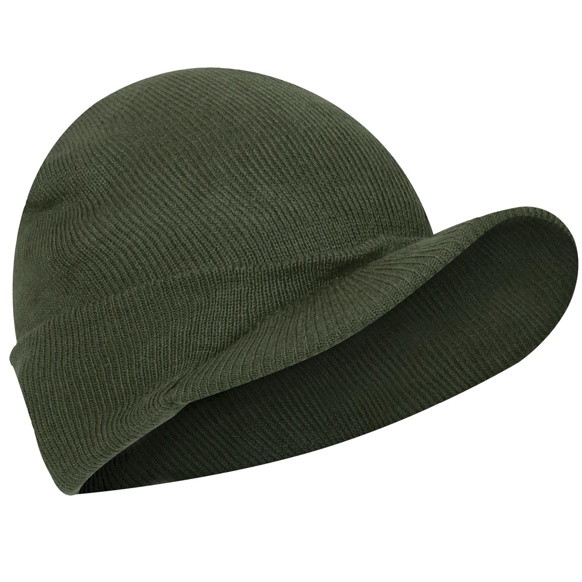 Rothco WWII M1941 Acrylic Knit Watch Cap with Brim - Rothco 5409-OD