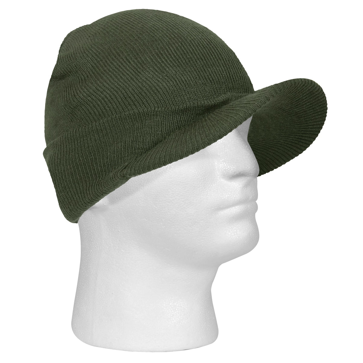 Rothco WWII M1941 Acrylic Knit Watch Cap with Brim - Rothco 5409-OD