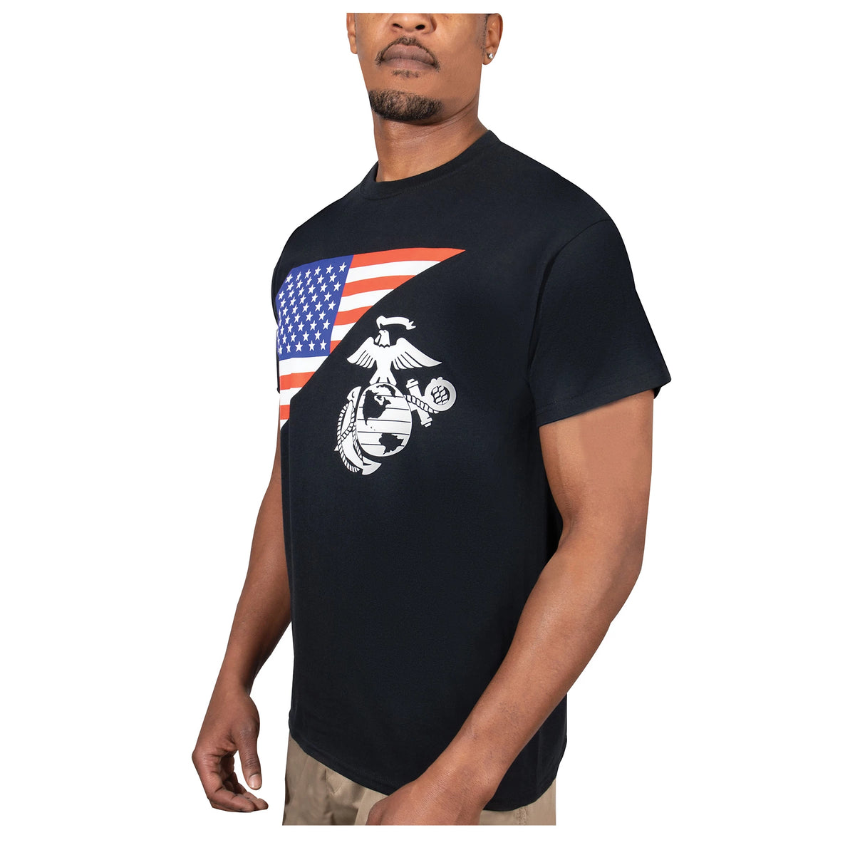 Rothco US Flag / USMC Eagle, Globe, & Anchor T-Shirt - Rothco 54287