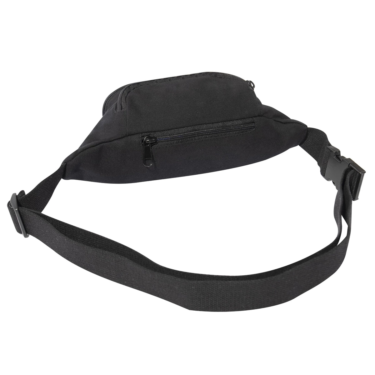 Rothco Canvas Crossbody Fanny Pack - Black - Rothco 54321