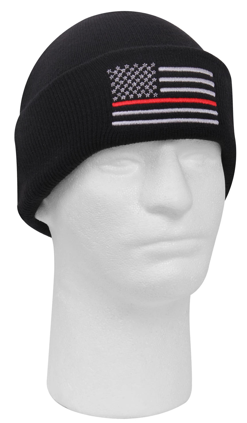 Rothco Deluxe Thin Red Line Watch Cap - Rothco 5433