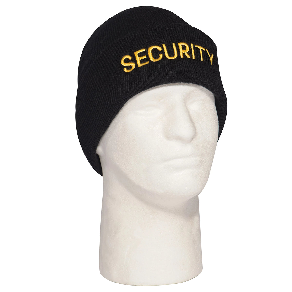 Rothco Embroidered Security Watch Cap - Black & Gold - Rothco 54420