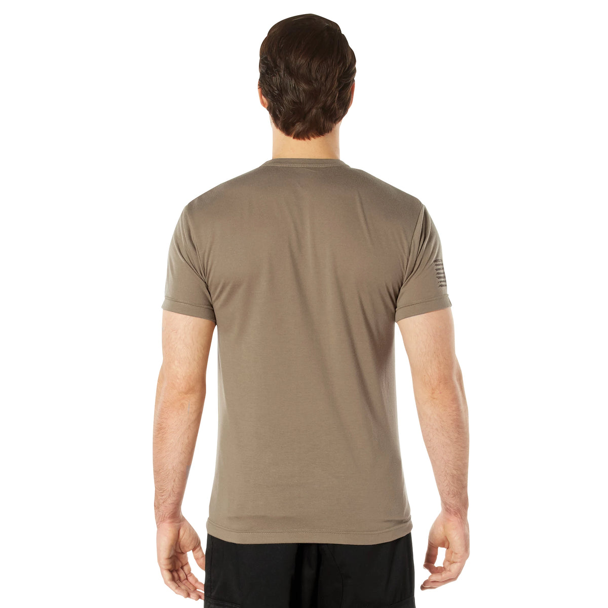 Rothco USMC Eagle, Globe, & Anchor Moisture Wicking T-Shirt - AR 670-1 Coyote Brown - Rothco 54582