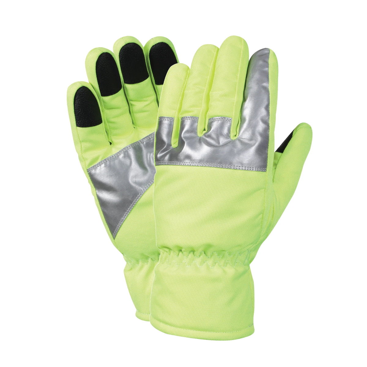 Rothco Safety Green Gloves With Reflective Tape - Rothco 5487-S