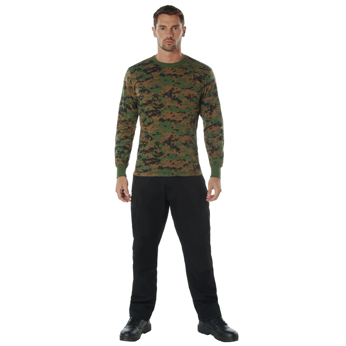 Rothco Long Sleeve Digital Camo T-Shirt - Rothco 5494-WDC-S