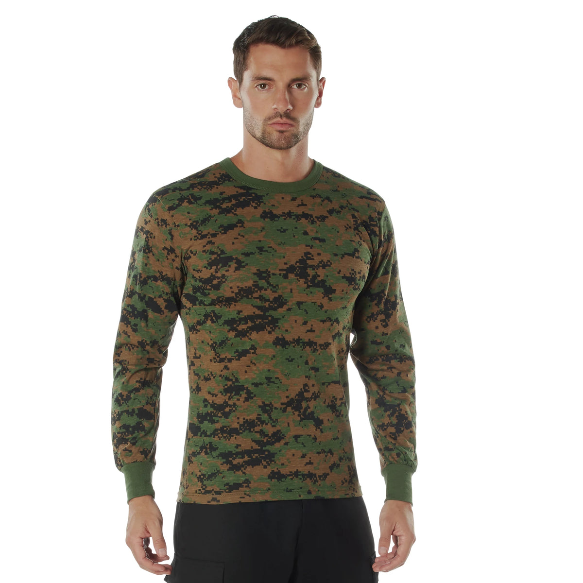 Rothco Long Sleeve Digital Camo T-Shirt - Rothco 5494-WDC-S