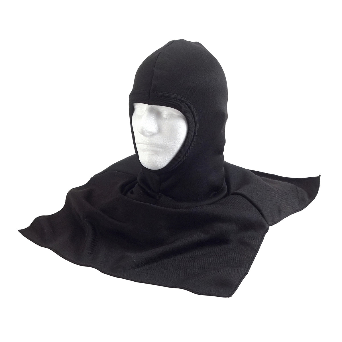 Rothco Black Polyester Balaclava With Dickie - Rothco 5522