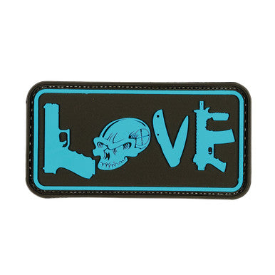 Tactical Love Rubber Patch (Turquoise)