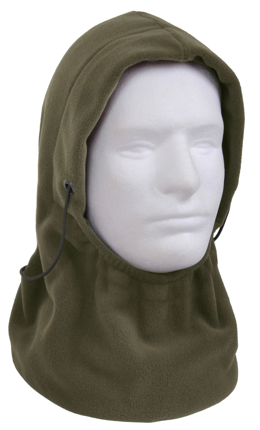 Rothco Polar Fleece Adjustable Balaclava - Rothco 5585-OD