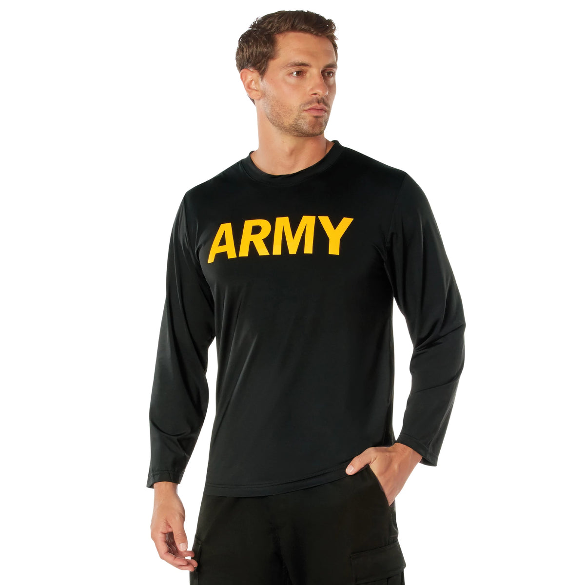 Rothco Long Sleeve Army PT Shirt - Rothco 56020-S