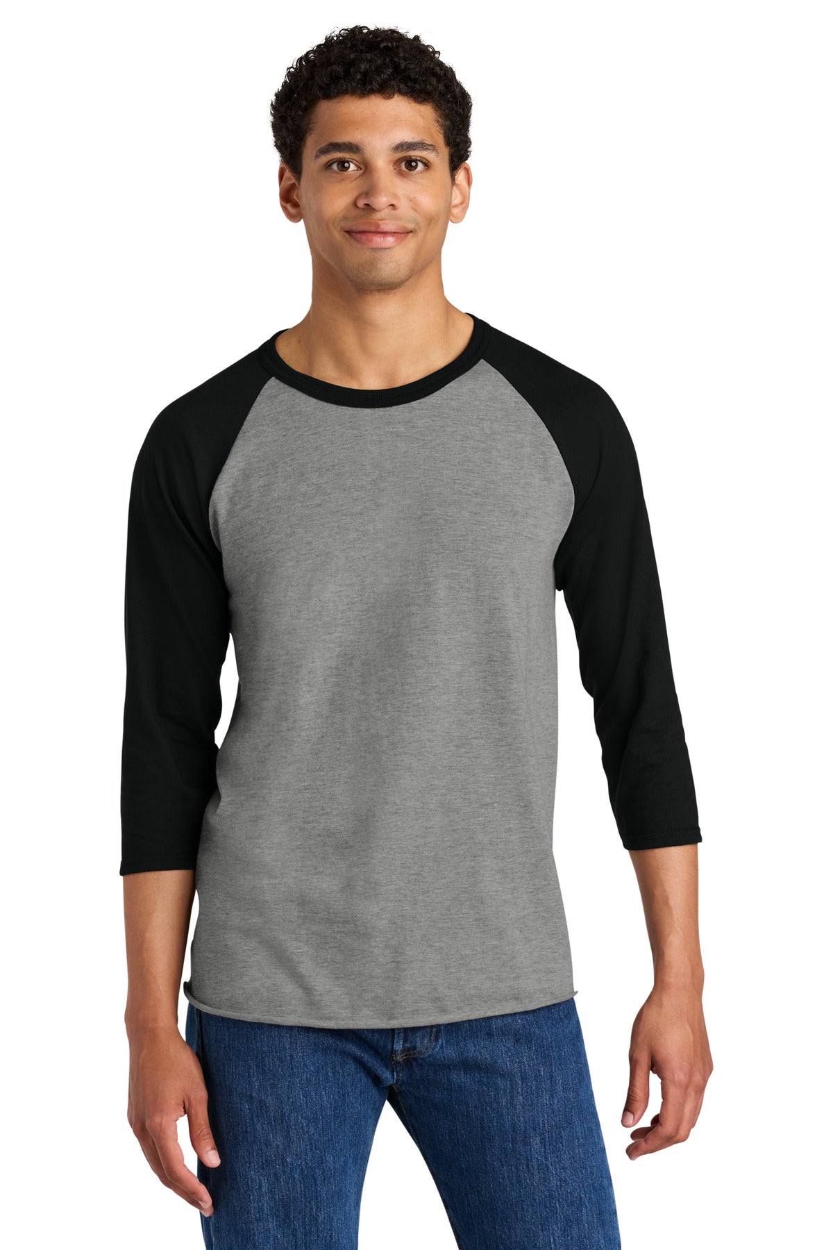 Jerzees® Unisex Premium Blend Combed Ring Spun 3/4-Sleeve Raglan 560R