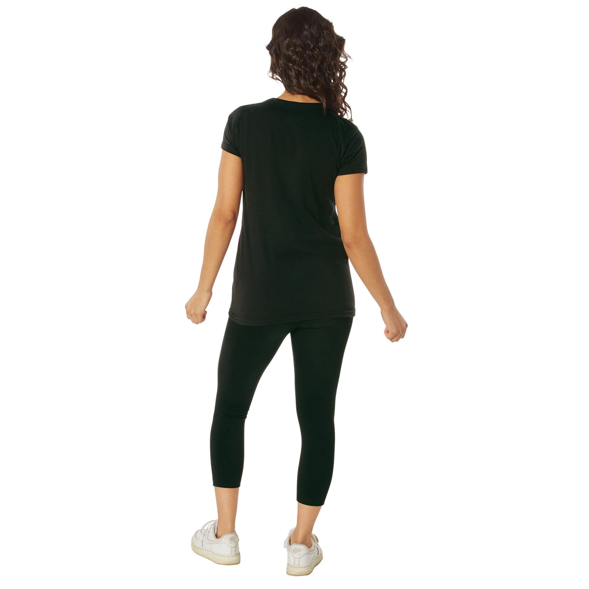 Rothco Women's Thin Blue Line Longer T-Shirt - Rothco 5688-BK-L