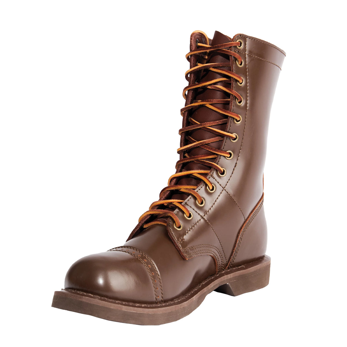 Rothco Brown Leather Jump Boot - 10 Inches - Rothco 56920-6
