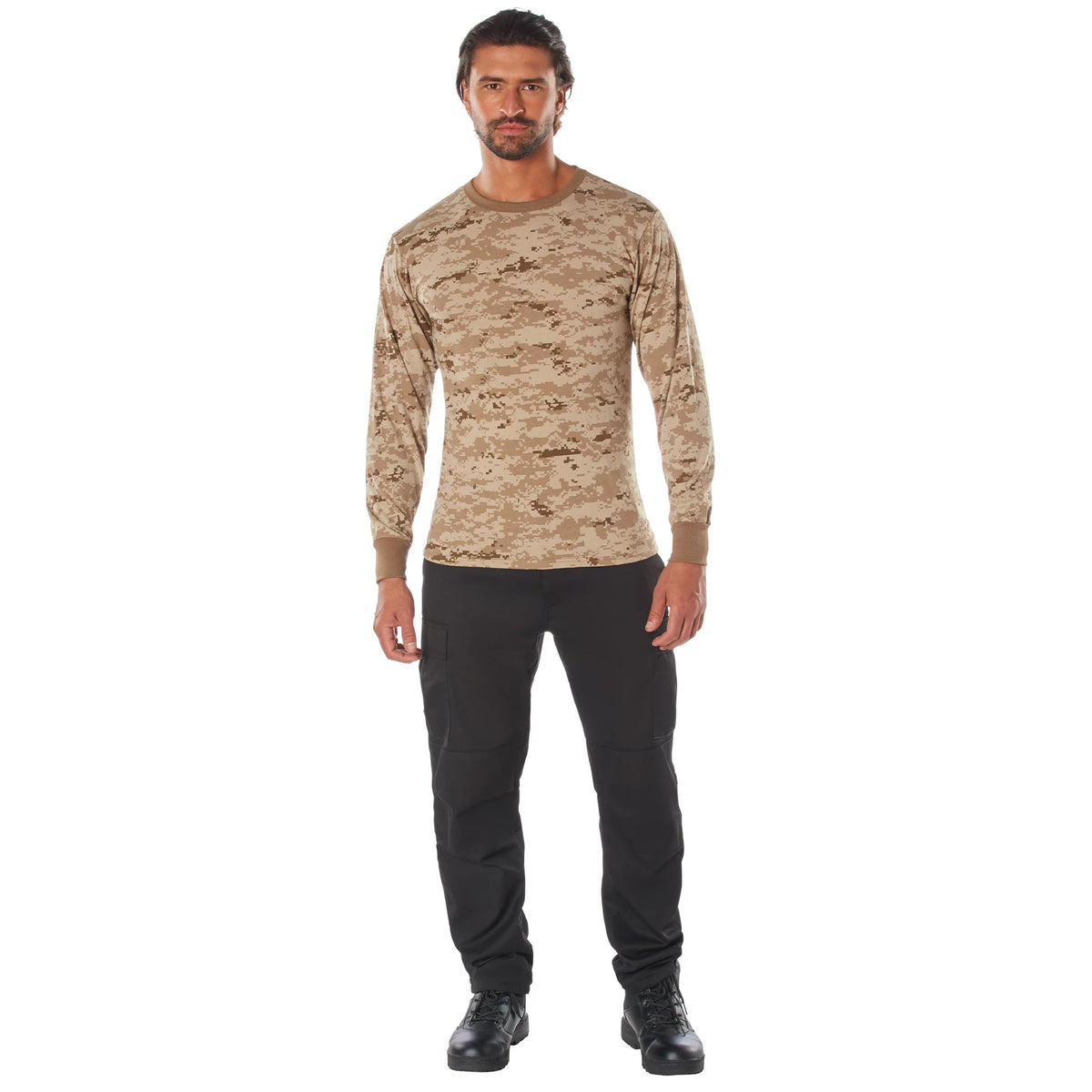 Rothco Long Sleeve Digital Camo T-Shirt - Rothco 5742-DDC-S