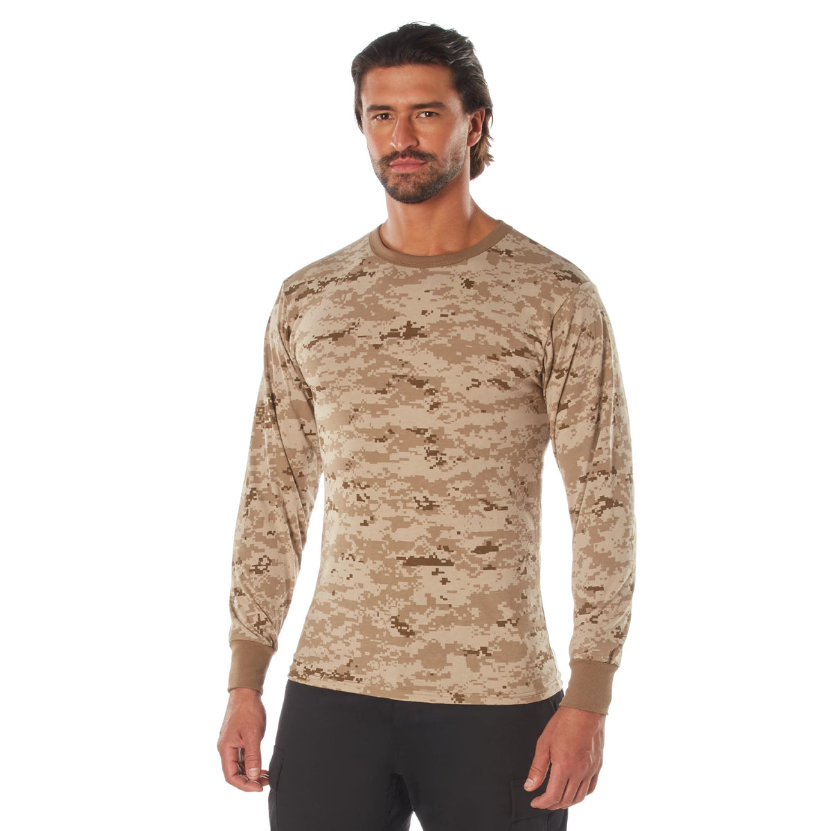 Rothco Long Sleeve Digital Camo T-Shirt - Rothco 5742-DDC-S
