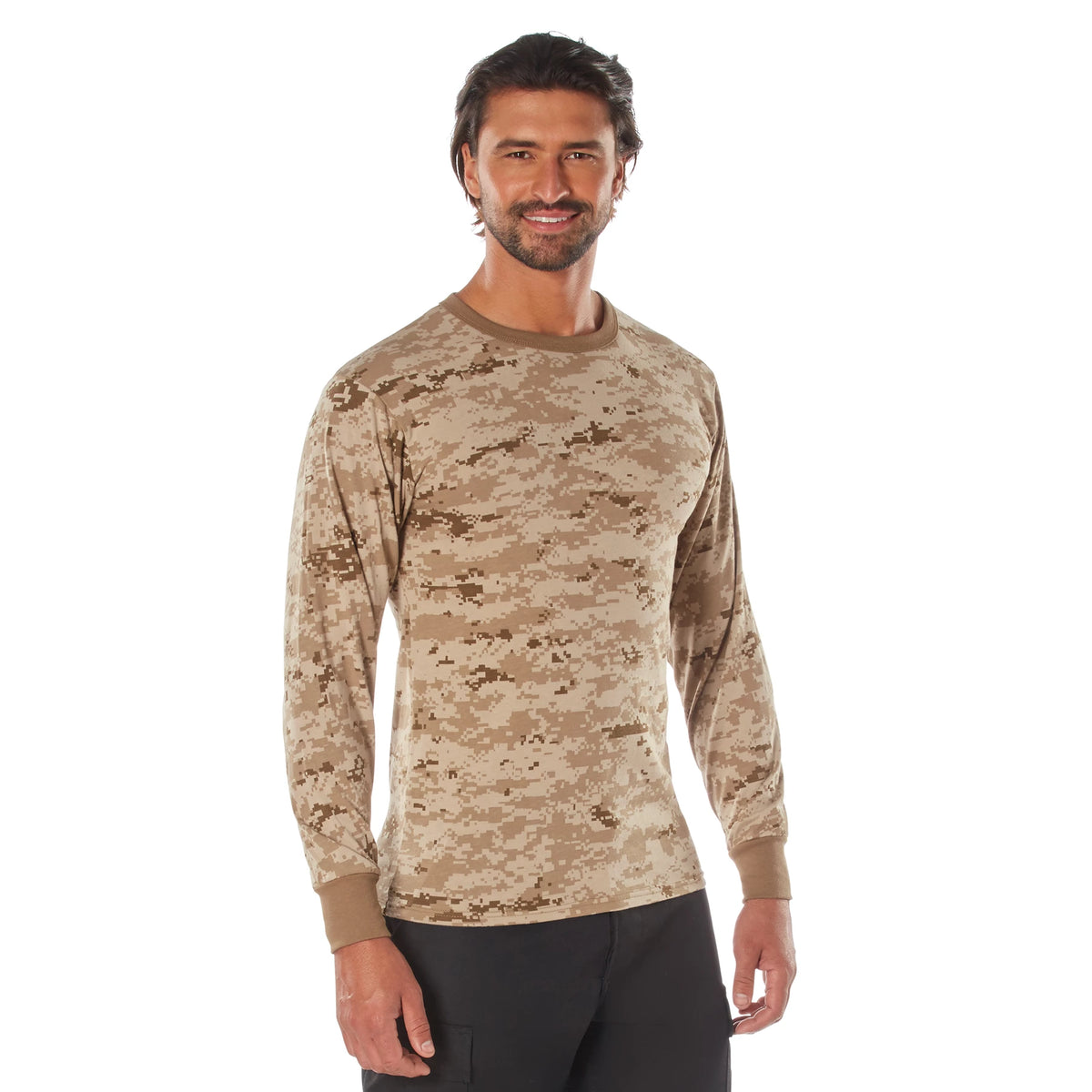 Rothco Long Sleeve Digital Camo T-Shirt - Rothco 5742-DDC-S