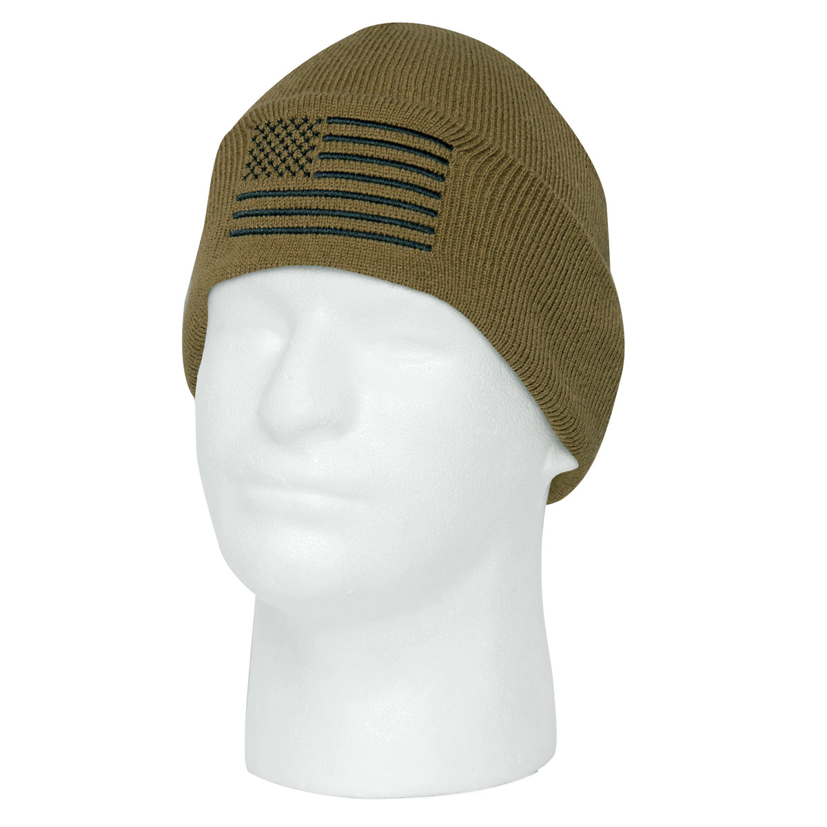 Rothco US Flag Embroidered Fine Knit Watch Cap - Rothco 57866