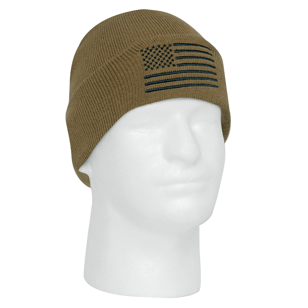 Rothco US Flag Embroidered Fine Knit Watch Cap - Rothco 57866