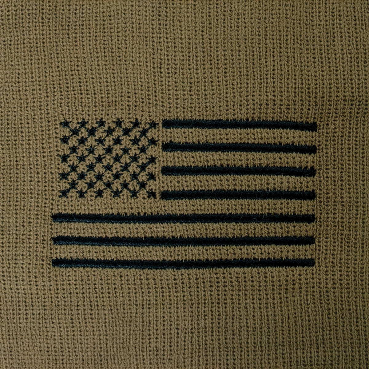 Rothco US Flag Embroidered Fine Knit Watch Cap - Rothco 57866